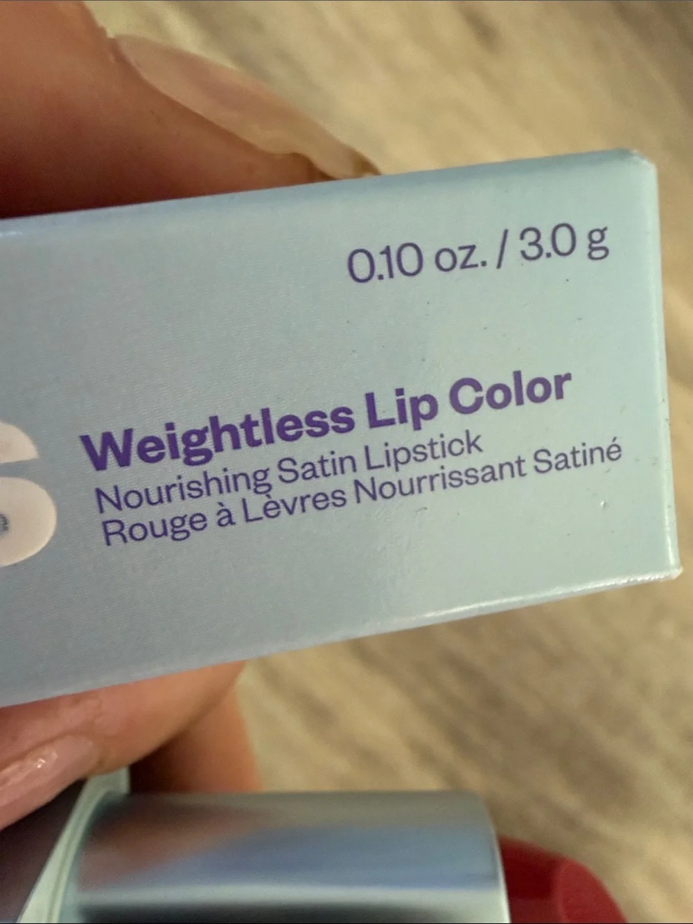 Kosas Weightless Lip Color — Warm Rose Red